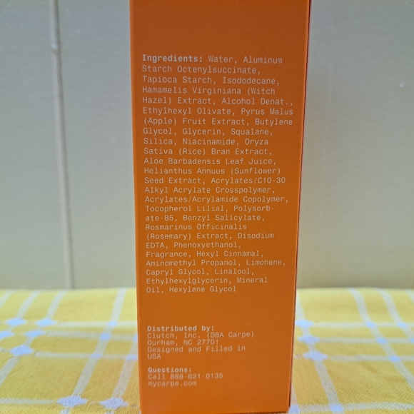 Carpe Orange Breast Lotion - Sweat Absorbing - Picture 3 of 4